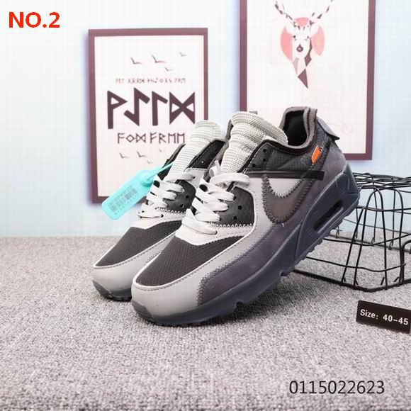 Nike Air Max 90 Off White Mens Shoes NO.2;
